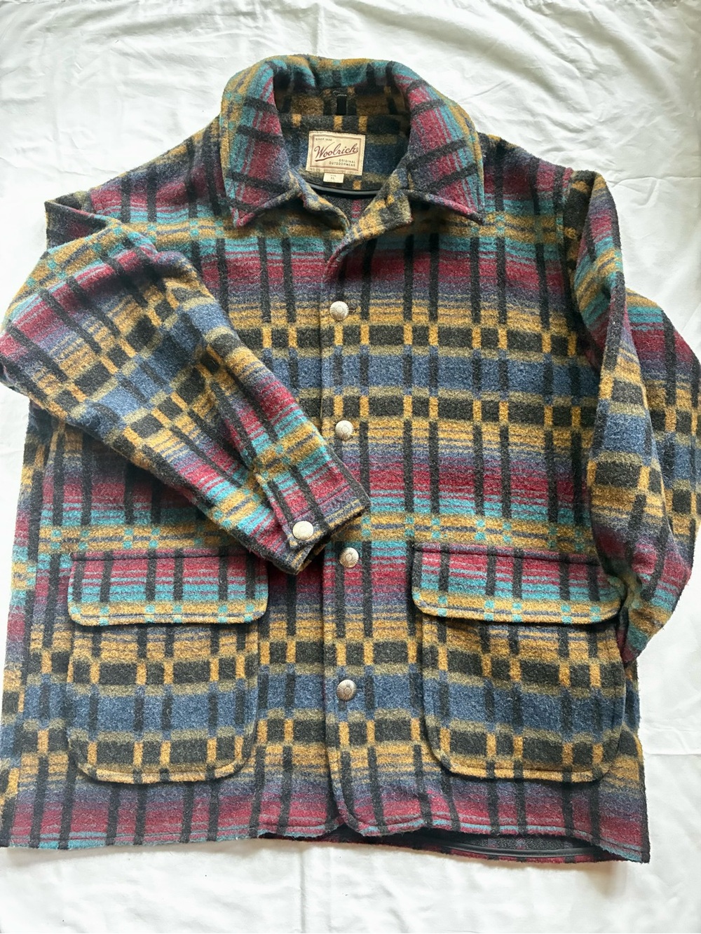 Woolrich Men’s Southwestern Blanket Coat